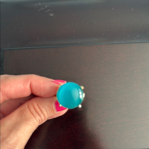 Cocktail ring. Turquoise - Picture 3 of 4